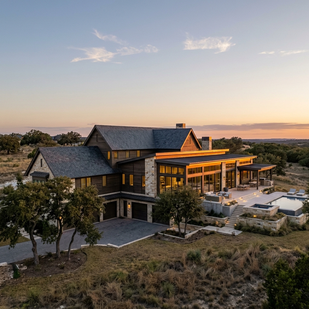 Premium custom asphalt shingle roof on DFW residence